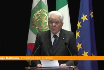 25 aprile,Mattarella a San Severino Marche "La pace è il senso della Resistenza"