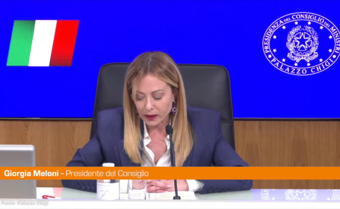 Dl Lavoro, Meloni "Punto di avvio per un patto con le parti sociali"