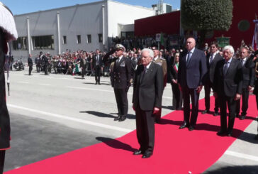 25 aprile, Mattarella al Monumento ai Caduti di San Severino Marche