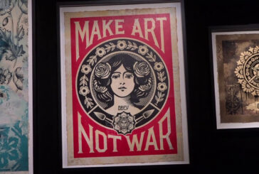 La forza della pace nella mostra di Obey alle Gallerie d'Italia a Napoli