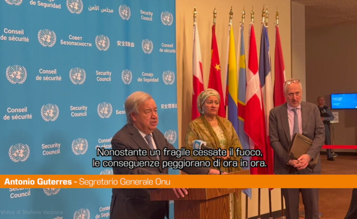 Guterres "Con il blocco di Hormuz il rischio è una recessione globale"