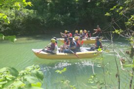 Soft rafting sul Merse con Cb6 per la Settimana della bonifica