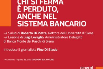 “Chi si ferma è perduto, anche nel sistema bancario”