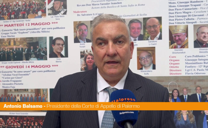 Balsamo "Palermo luogo della costruzione della pace"