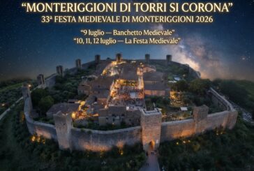 Dal 9 al 12 luglio torna “Monteriggioni di torri si corona”