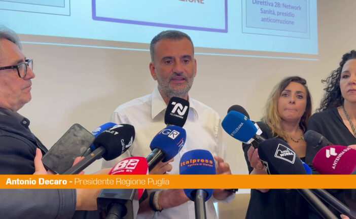 In Puglia manovra per sanare costi sanità, Decaro "Non contento, ma necessaria"