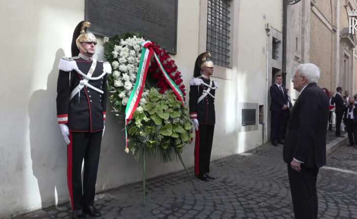 Mattarella rende omaggio ad Aldo Moro a 48 anni dall'uccisione