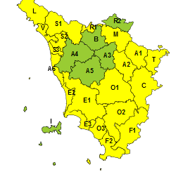 Temporali, vento e mareggiate: codice giallo per gran parte della regione