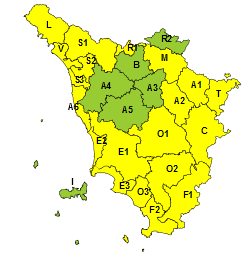 Temporali, vento e mareggiate: codice giallo per gran parte della regione