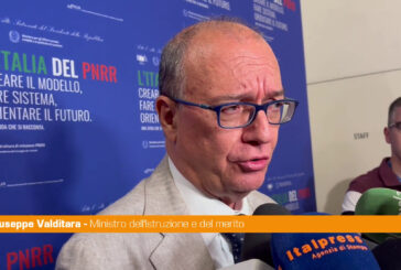 Valditara "Per la prima volta la dispersione scolastica è sotto la media Ue"