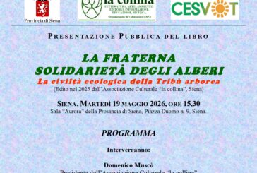 La fraterna solidarietà degli alberi: presentazione del libro in sala Aurora