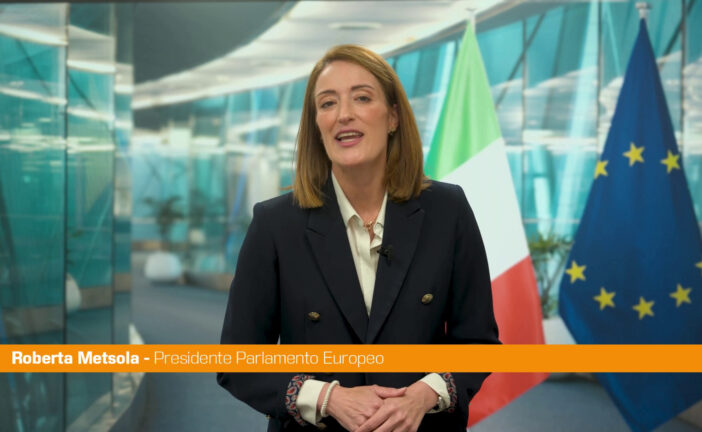 Metsola "In questo momento abbiamo bisogno più che mai dell'Europa"