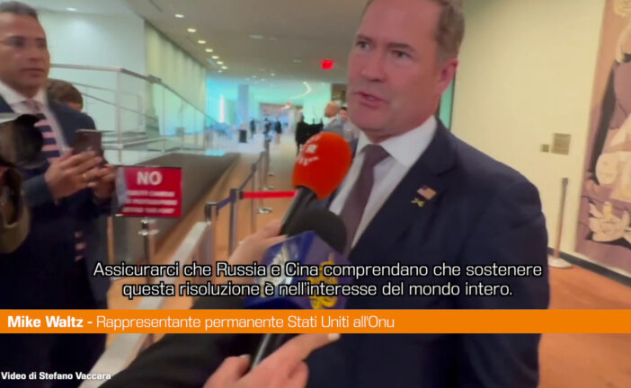 Onu, Waltz "Risoluzione per riaprire Hormuz è nell'interesse del mondo intero"
