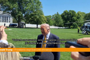Trump “La relazione con la Cina è buona, sarà una grande riunione”