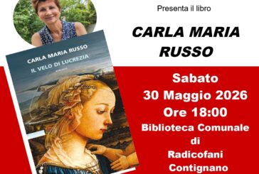 Il velo di Lucrezia: il libro protagonista alla Biblioteca di Contignano