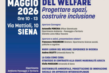 All’UniSi “Le architetture del welfare. Progettare spazi, costruire inclusione”