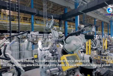 Cina, a Yiwu installati 98 robot saldatori in uno stabilimento automobilistico
