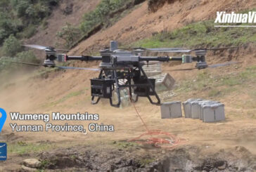 Cina, nello Yunnan i droni sempre più utilizzati per costruire in zone impervie