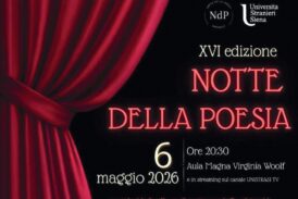 XVI edizione della Notte della Poesia all’Università per Stranieri di Siena