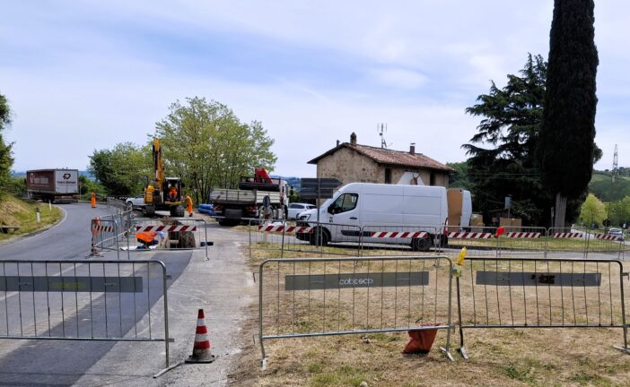 Montagnola: lavori per collegare la rete di Poggibonsi all’acquedotto della Valdelsa