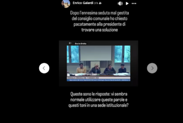 Enrico Galardi critica la gestione della seduta. Scoppia la rabbia del sindaco