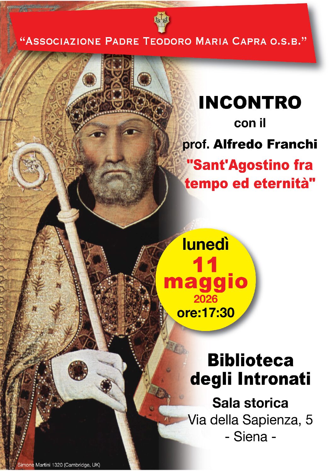 “Sant’Agostino tra il tempo e l’eternità”