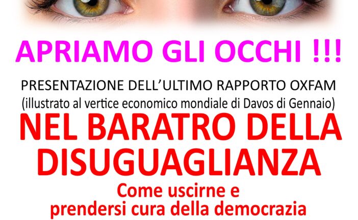 A San Gimignano la presentazione del Rapporto Oxfam