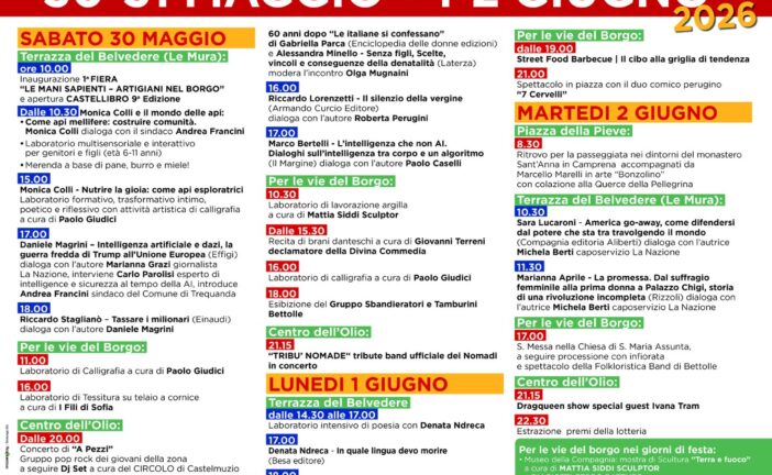 Borghi in Festa e CastelLibro: doppio evento a Castelmuzio