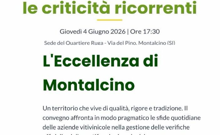 Controlli in cantina, Coldiretti a Montalcino per un focus sulle criticità più ricorrenti