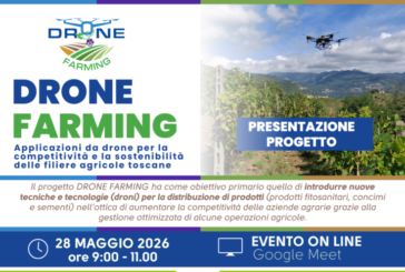 Drone Farming: presentazione del progetto di innovazione e sostenibilità per le filiere agricole