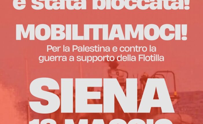 Flotilla: mobilitazione alle 18 in piazza Salimbeni