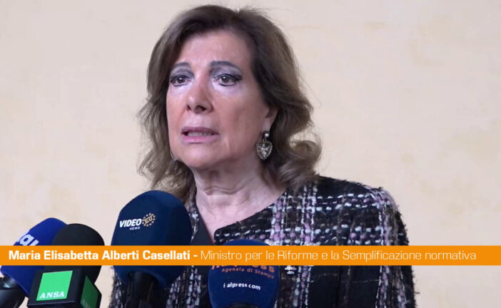 Ue, Casellati "Italia prima a lanciare valutazione di impatto generazionale"