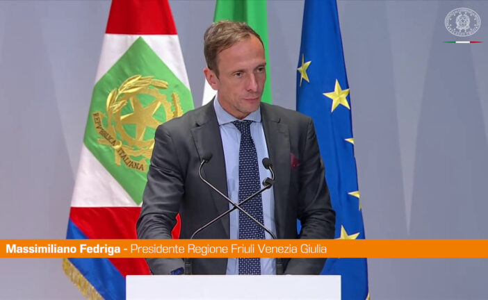 Sisma Friuli, Fedriga "Ricostruzione è modello di coesione istituzionale"