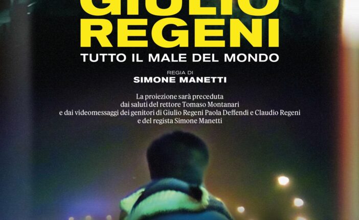 In Unistrasi la proiezione di “Giulio Regeni – Tutto il male del mondo” 
