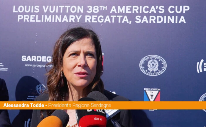 Todde "Louis Vuitton Cup evento eccezionale, orgogliosa di ospitarlo"