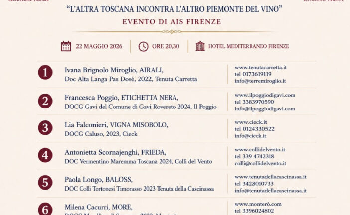 A Firenze AIS accoglie le Donne del Vino di Toscana e Piemonte