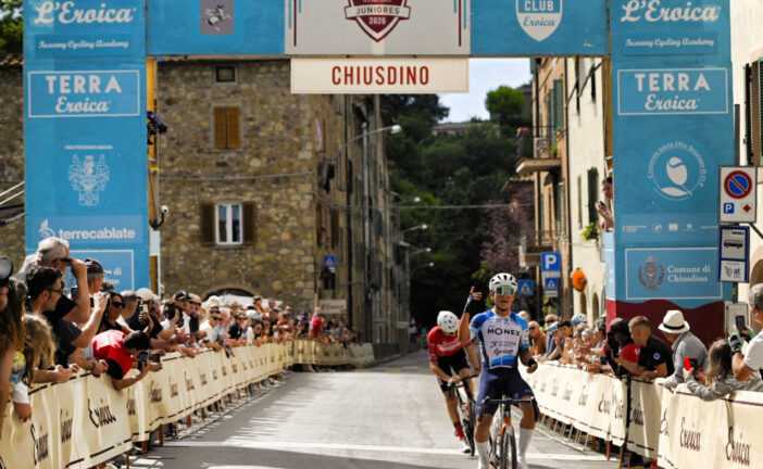 Eroica Juniores, Moreno Garcia vince a Chiusdino