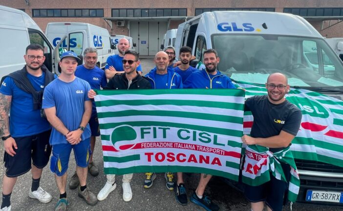 Sciopero GLS Siena: i lavoratori si fermano per la sicurezza nel magazzino