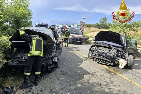 Incidente sulla statale 223: ferite sei persone