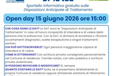 Apre a Montepulciano l’ambulatorio per le Disposizioni Anticipate di Trattamento