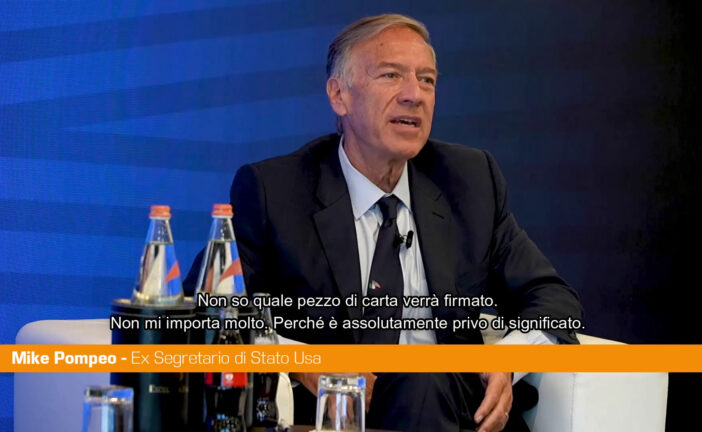 Iran, Pompeo "Serve che il regime cada, alimenta tutti i conflitti in M.O."