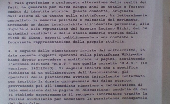 Documentazione digitale e identità locale: il caso delle elezioni senesi