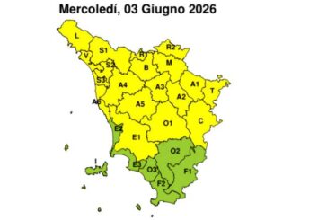 Temporali e rischio idrogeologico: allerta gialla fino al 3 giugno