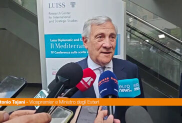 Tajani "Mediterraneo al centro del nostro interesse"