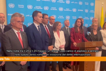 Drone russo in Romania, Toiu porta la questione al Consiglio Onu “Inaccettabile"