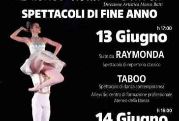 E’ tempo di spettacoli di fine anno per l’Ateneo della Danza