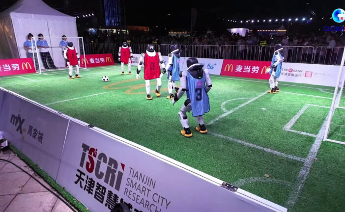 Cina, il calcio tra robot protagonista alla World Intelligence Expo