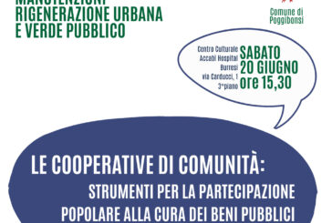 Cooperative di comunità: se ne parla con il Forum rigenerazione urbana