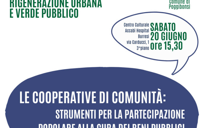Cooperative di comunità: se ne parla con il Forum rigenerazione urbana