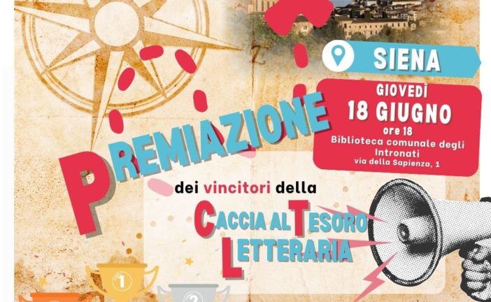 Caccia al tesoro letteraria CLIC: la premiazione alla Biblioteca degli Intronati